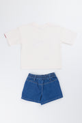 Tom and Jerry Denim Shorts Set (2)