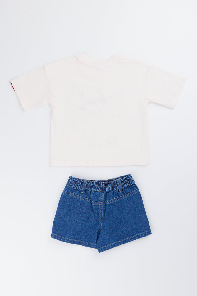 Tom and Jerry Denim Shorts Set (2)