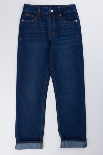 Indigo Straight Leg Jeans