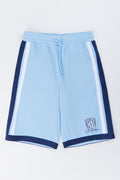 Blue Birdseye Sporty Shorts