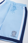 Blue Birdseye Sporty Shorts (1)