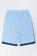 Blue Birdseye Sporty Shorts (2)