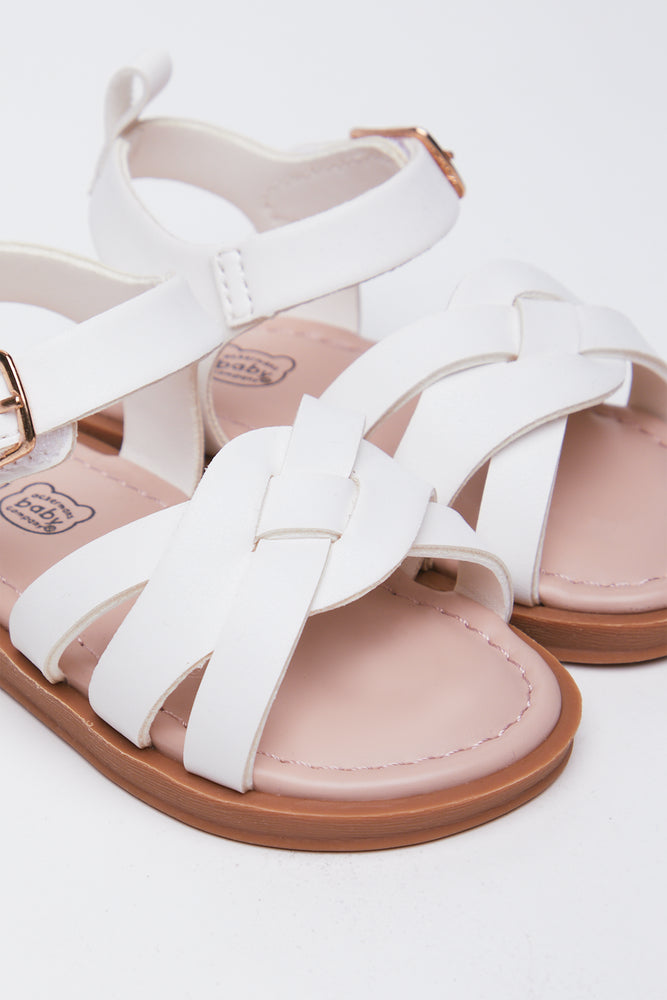 White Strappy Sandals (2)