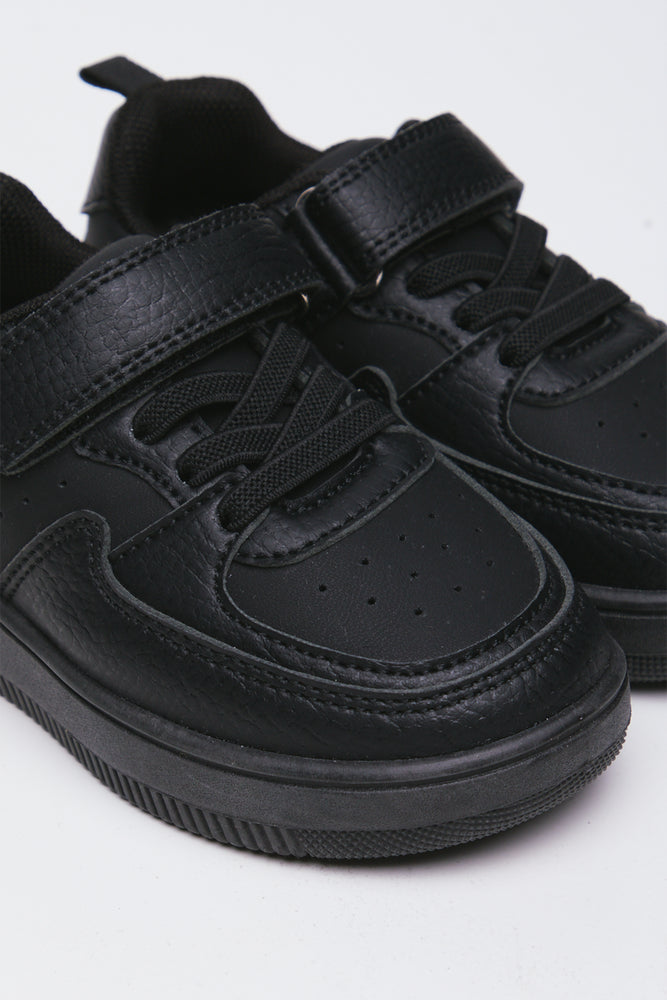 Black Court Sneakers (2)