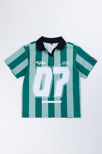 Green Striped Sporty Golfer