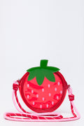 Red Strawberry Shaped Shoulder Bag