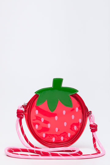 Red Strawberry Shaped Shoulder Bag