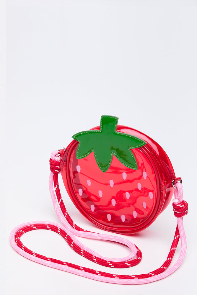 Red Strawberry Shaped Shoulder Bag (1)