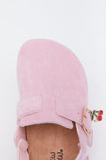 Dusty Pink Charm Mule Sandals (4)