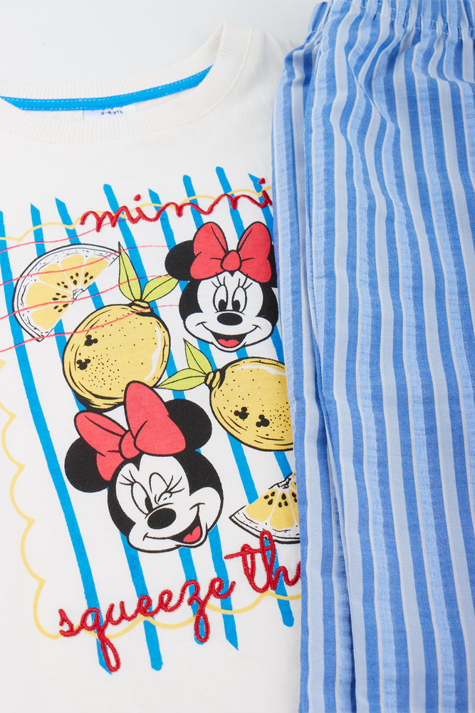 Minnie Mouse Stripe Pants Set (1)