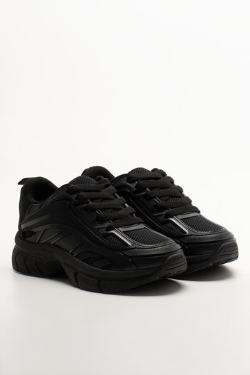 Black Jogger Trainers