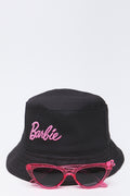 Black Barbie Bucket Hat & Sunglasses Set