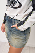 Indigo Denim Mini Skirt (3)