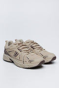 Beige Panel Detail Trainers