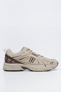 Beige Panel Detail Trainers (1)