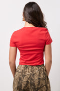Red Iconic Slogan Baby T-Shirt (2)