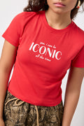 Red Iconic Slogan Baby T-Shirt (3)