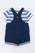 Blue Denim Dungaree Set (2)