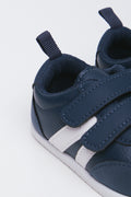 Navy Double Strap Sneakers (3)