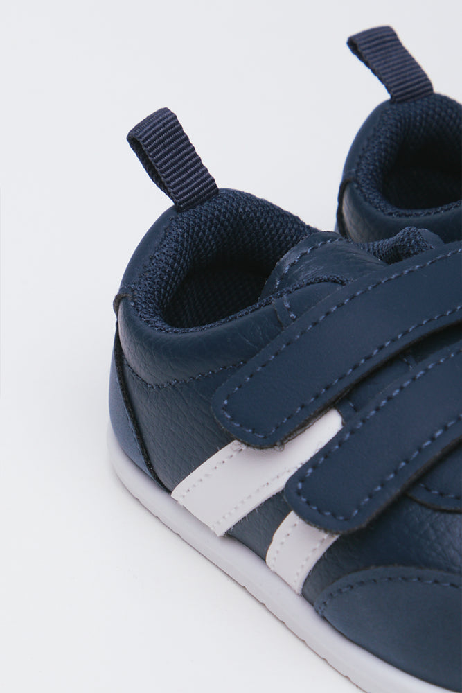 Navy Double Strap Sneakers (3)