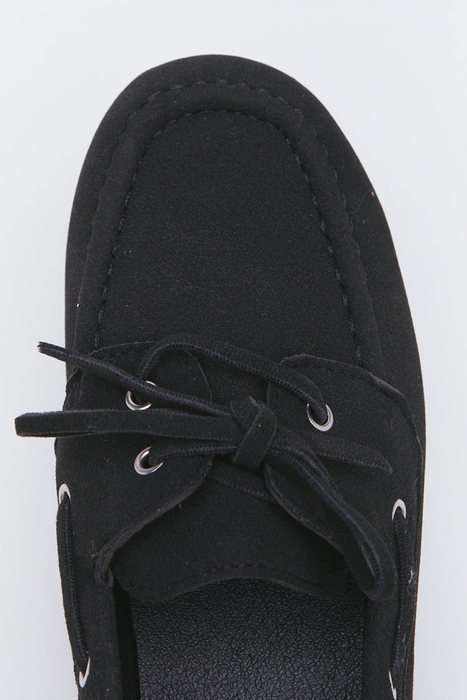 Black Suede Boat Shoes (4)