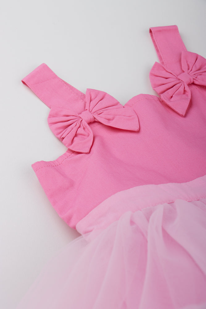 Pink Tulle Party Dress (1)