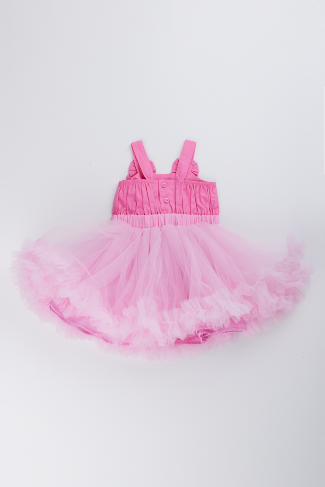 Pink Tulle Party Dress (2)