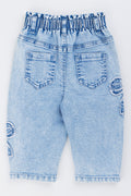 Blue Balloon Leg Jeans (2)