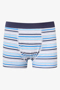 3 Pack Printed Striped Boxers (1)