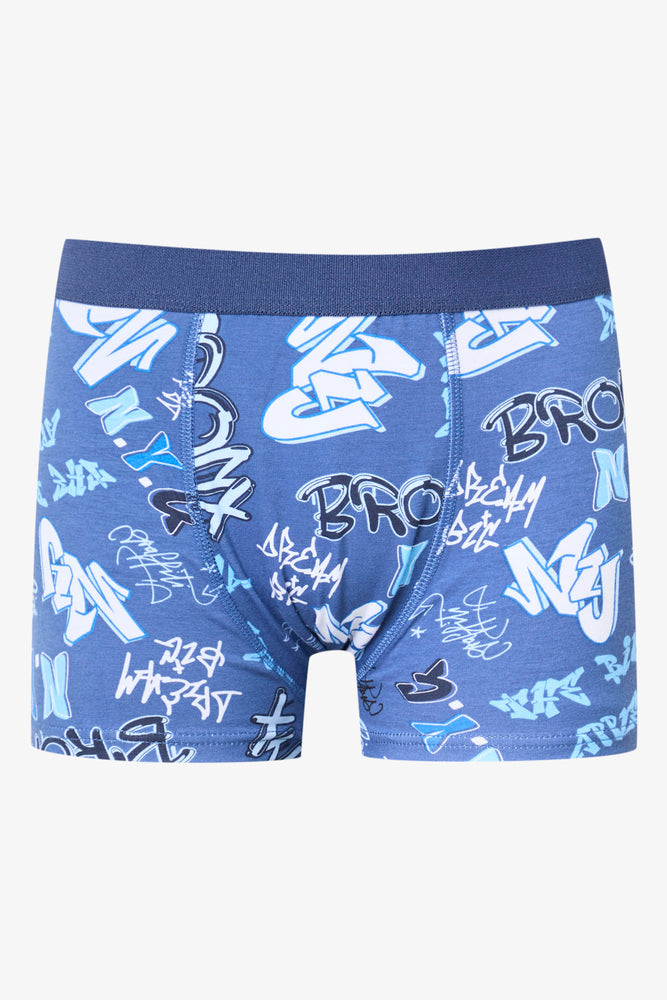 3 Pack Printed Striped Boxers (3)