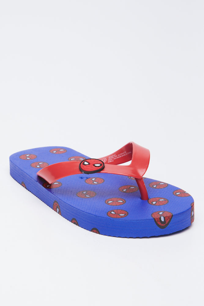 Red Spider-Man Printed Flip Flops (1)