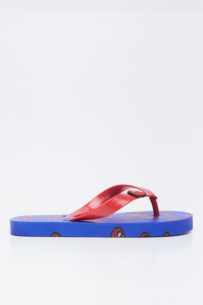 Red Spider-Man Printed Flip Flops (2)