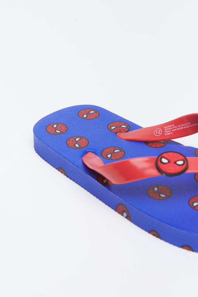 Red Spider-Man Printed Flip Flops (4)