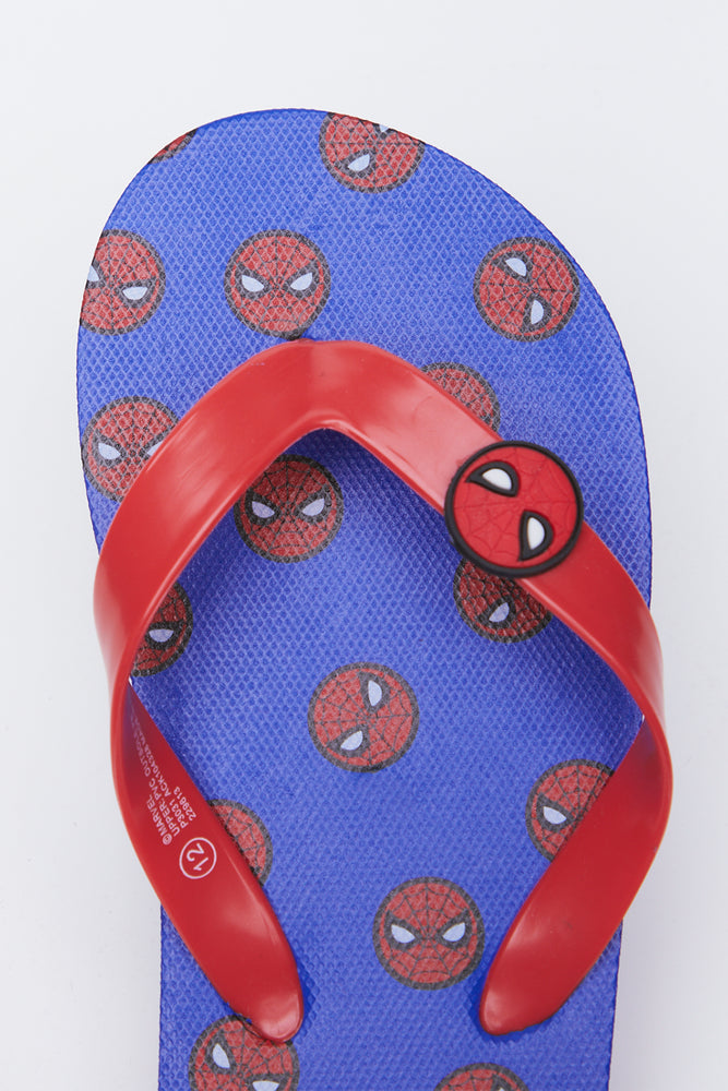 Red Spider-Man Printed Flip Flops (5)