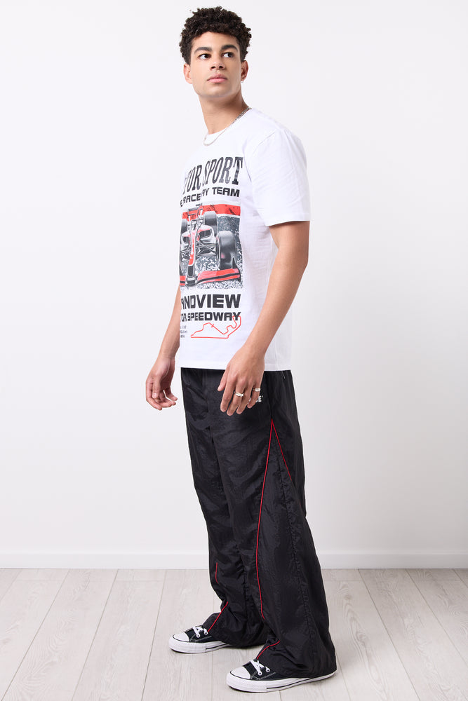 White Graphic Print T-Shirt (1)
