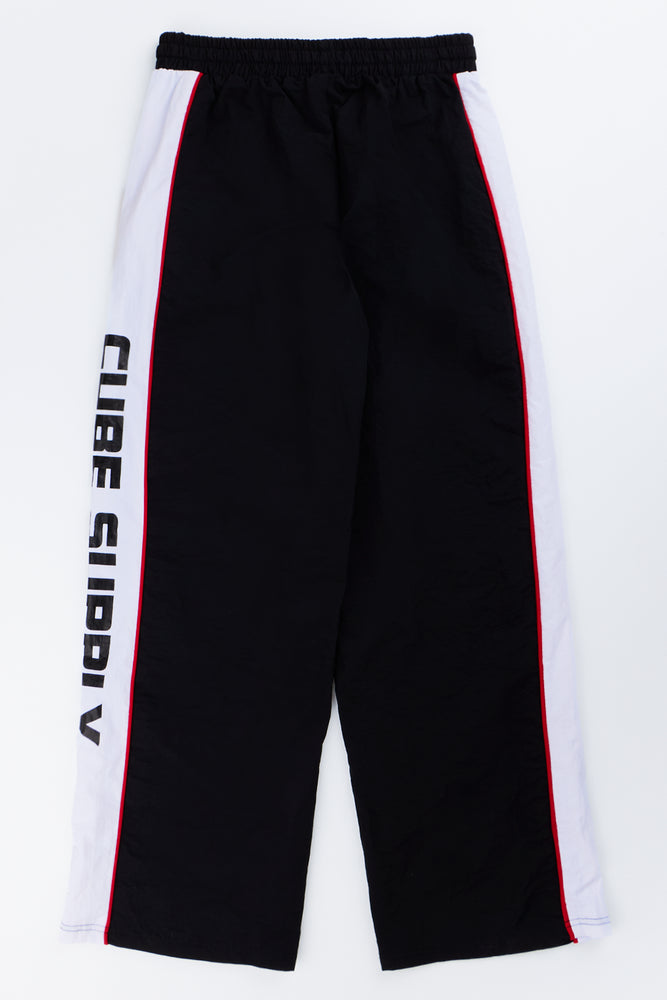 Black & White Colourblocked Drawstring Joggers (2)