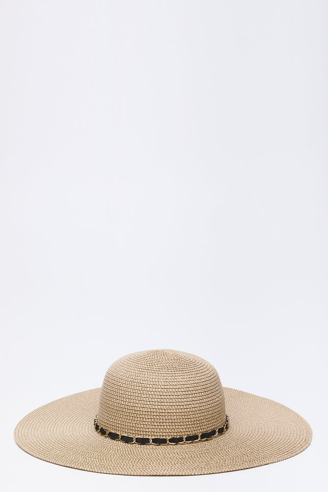 Wide Brim Straw Sun Hat