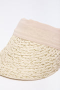 Natural Straw Sun Visor (1)