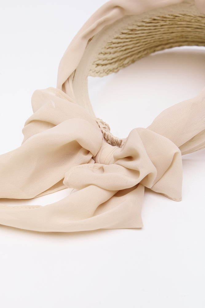 Natural Straw Sun Visor (3)