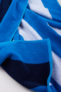 Blue Two Tone Striped Bath Sheet (1)