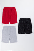 3 Pack Basic Knit Shorts Set (2)