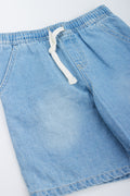 Light Blue Denim Cargo Shorts (1)