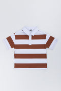 Brown White Stripe Golfer