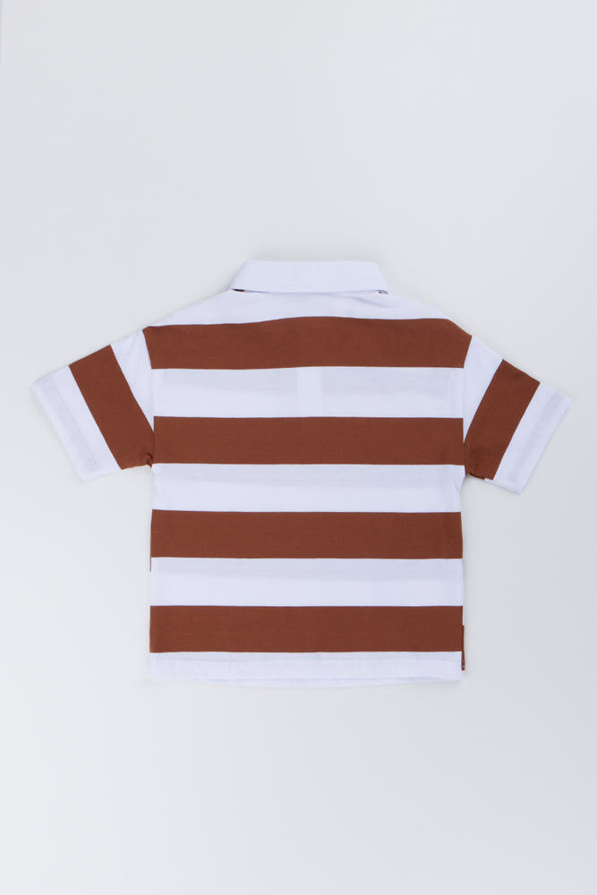 Brown White Stripe Golfer (2)