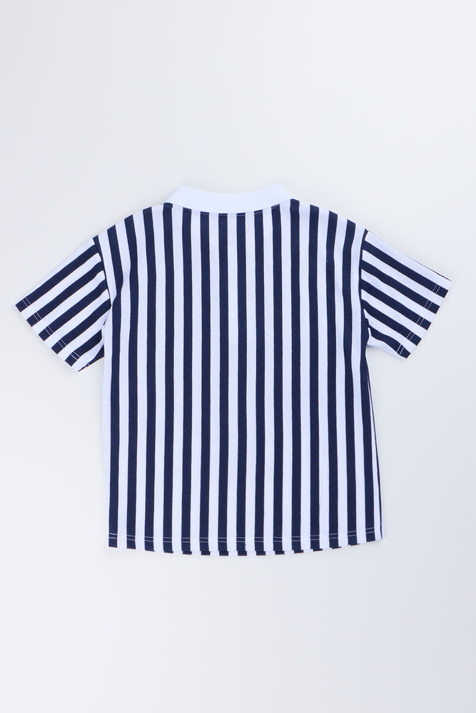 Navy Striped Rugby Golfer (2)