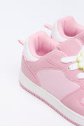 Dusty Pink Daisy Court Sneakers (3)