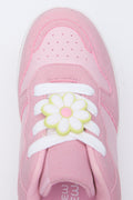 Dusty Pink Daisy Court Sneakers (4)