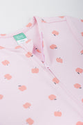 Pink Apple Print Zippy Romper (1)