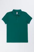 Green Short Sleeve Cotton Golfer
