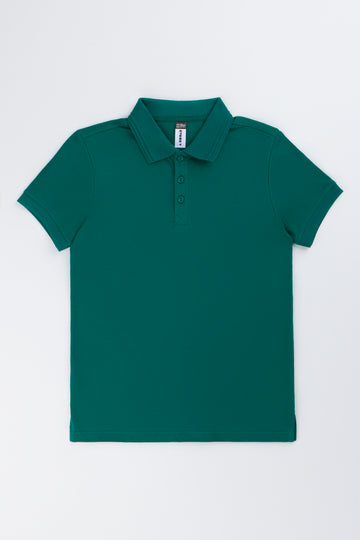 Green Short Sleeve Cotton Golfer